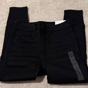 American Eagle Black super high rise jegging 6xs